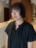 ミュー(miμ)&nbsp;顔周りのカットでいつもと違うボブスタイルに