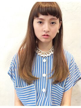 ドゥーア 代官山(Door) ザクザクラウンド前髪×グラデーションカラー