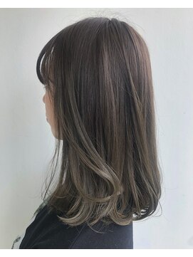 ヘアメイク オブジェ(hair make objet) オリーブブラウン