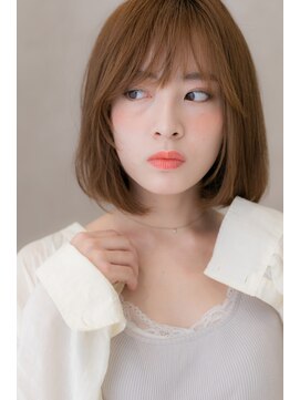 カバーヘア ブリス 戸田公園西口店(COVER HAIR bliss) グラマラスなカーキベージュ*前下がりボブZ戸田公園20代30代40代