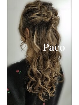 ヘアーズファクトリー パコ(Hair's factory Paco) お呼ばれハーフアップ☆