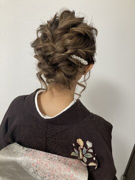 ヘアーリゾートノーブル(Hair Resort Noble) 【Noble】ねじりまとめ髪　byナカモト