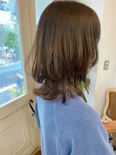 大人女子に◎ヘアスタイル大人気ウルフミディアム梅ヶ丘美容室