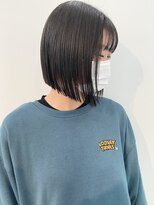 ヘアーデザイン ビビッド(HAIR DESIGN VIVID)&nbsp;日光ミディアム切りっぱなしボブ似合わせカット小顔カット