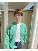 タイトなマッシュショート