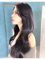 ユー(juu.)&nbsp;new open☆【juu.】navy black×韓国くびれロング