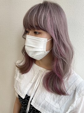 サロンドミルク 新百合ヶ丘店(salon de MiLK) ケアブリーチで染めるポイントカラー【新百合ヶ丘】