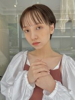 イミ(imi)&nbsp;大人ショート/ココアベージュ/似合わせカット/髪質改善[登戸]