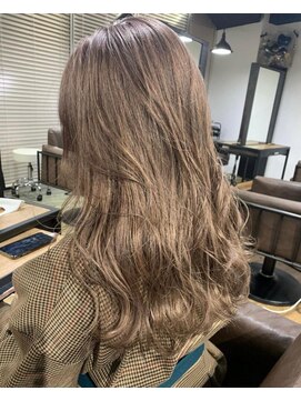 アルカナ 原宿表参道(ARCANA) ホワイトグレージュ コンマヘア くすみブルー ダークアッシュ