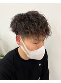 メンズカット ツイスト スパイラル パーマ ツーブロック