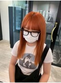 ビビットオレンジケアブリーチ艶アドミオ髪質改善