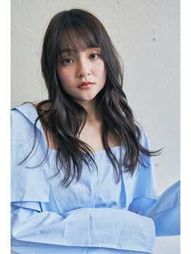 フレイムス ヘアアンドリラックス 吉川店(Frames hair&relax) ナチュラルロング/ブルーブラック