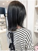 福山市美容室Caary人気20代30代ナチュラル黒髪外ハネミディアム