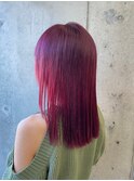 soLoハイトーンボルドー×髪質改善【染谷】