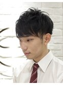 王道メンズ/ショートマッシュ/清潔感/ツーブロック/ビジネス