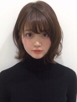 ビューブルー 亀戸錦糸町(VIEW BLUE)&nbsp;美髪シアーカラーピンクブラウンショートカット切りっぱなしボブ