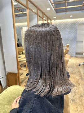 クラップス 京急富岡(CLAPS) ミルクティーベージュダブルカラーインナーカラーケアブリーチ