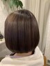 オーガニックカラー白髪染め＋大人女子カット+トリートメント（ホームケア付)