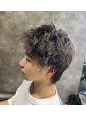 メンズカットダブルカラー