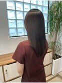 艶髪サラサラ酸性ストレート/縮毛矯正/暗髪/ナチュラル髪質改善