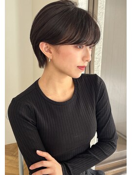 サードバイローラン(THiRD by ROULAND) 【THiRD浅野】レイヤーカットオリーブベージュショート