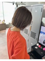 カンゴールサロン 郡山ノース(KANGOL)&nbsp;#ぷつっと#動きのあるボブ#ミニボブ#白髪染めに見えない白髪染め