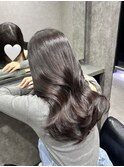 ラベンダーグレージュ/レイヤーカット/髪質改善トリートメント