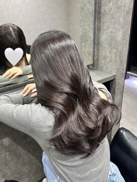 エースヘアー(A.hair) ラベンダーグレージュ/レイヤーカット/髪質改善トリートメント