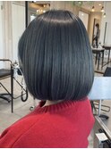 大人マッシュショート丸みショート黒髪ショートベリーショート