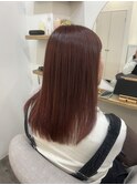 ピンクブラウン髪質改善
