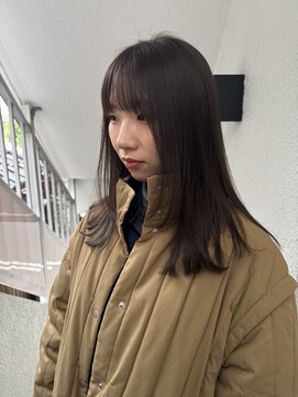 ローレンジウ(LOREN JU) 透明感髪質改善ベージュダブルカラーミルクティーグレージュ