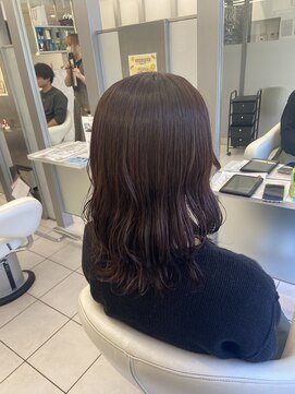 バサ 鷺ノ宮店(BASSA) 【スタイル】オレンジベージュ×ウェーブスタイル