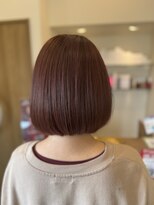 クロエバイラヴィズム 郡山さくら通り店(CLOE by LUVISM) ボブ×ピンクベージュカラー