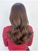 顔周りレイヤー韓国ヘア美髪ロング_ba541131