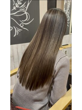 ビー オン ディー ヘア 池袋(BonD hair) ブリーチしてても艶々!ハイライト【池袋/髪質改善/ハイライト】