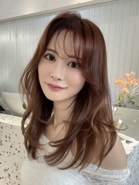 オニキス(ONYX) K13ブリーチなし透明感カラー韓国ヘアーレイヤーカットベージュ