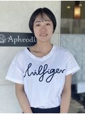 大人可愛い/耳かけショートボブ