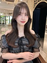 フォルテ 表参道店(FORTE)&nbsp;くびれヘア/アプリコットオレンジ/ハイライトカラー