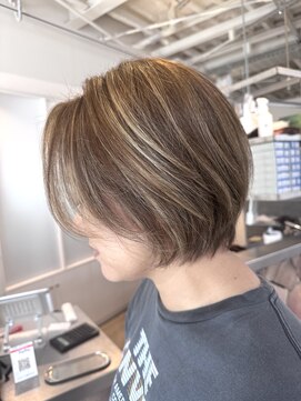 ファンド 千葉(fand) デザインカラー/フェイスフレーミング/結べるボブ奥行きショート