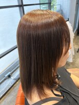 インス(ensue)&nbsp;透明感秋カラー韓国風髪質改善艶髪美髪ストレート