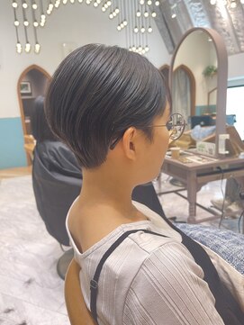 ロンド レグリーズ 立川(Lond leglise) グランマッシュ/ココアベージュ/ヘイリーボブ/前髪/ショート