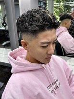 ニコ トウキョウ ロジック(nico TOKYO Logic)&nbsp;スキンフェードスパイキーショートパーマ短髪刈り上げ