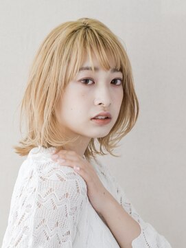 黒髪/クラゲヘアー/オリーブグレー/小顔/ココアベージュ