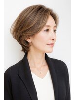 ゲイン(Gain)&nbsp;ショートカット・レイヤーカット×白髪ぼかし