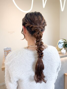 シアエミュー 新越谷店(SHEER emu) 【Ami】ヘアアレンジ