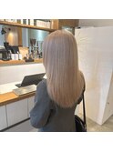 ミルクティーベージュュ☆ ロングレイヤーカット
