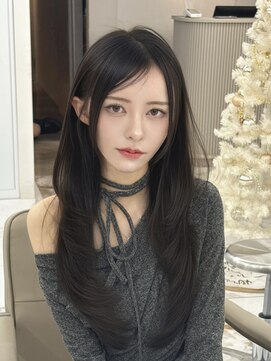 キティー サカエ(kiti SAKAE) グレージュ/レイヤーカット/ハッシュカット/オリーブベージュ/栄