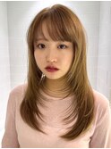 ミディアム/ミディアムレイヤー/レイヤーミディ/顔周りレイヤー
