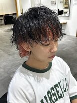 リオールバイニアウ(RE:ALL by Niau) メンズマッシュウルフパーマ波巻パーマツイストスパイラルパーマ