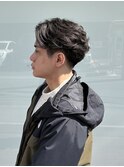 フェザーパーマ/メンズパーマ/メンズ/ニュアンスパーマ/眉毛